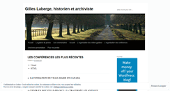 Desktop Screenshot of gilleslaberge.net